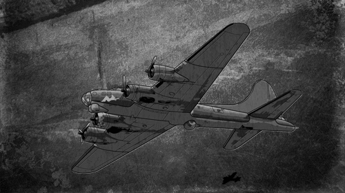 Illustration de B29, avion de guerre américain